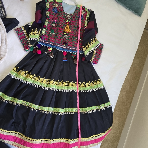 Afghan Girls Dress - Anarkali Size 32" - Picture 11 of 12